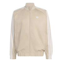 ADIDAS Sst Adicolor Classics Cotton Twill Track Jacket Beige KR1369