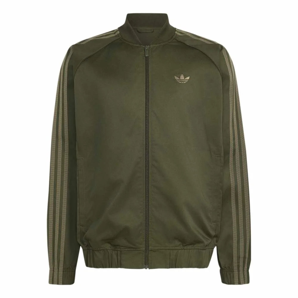 ADIDAS Sst Adicolor Classics Cotton Twill Track Jacket Green KR1370