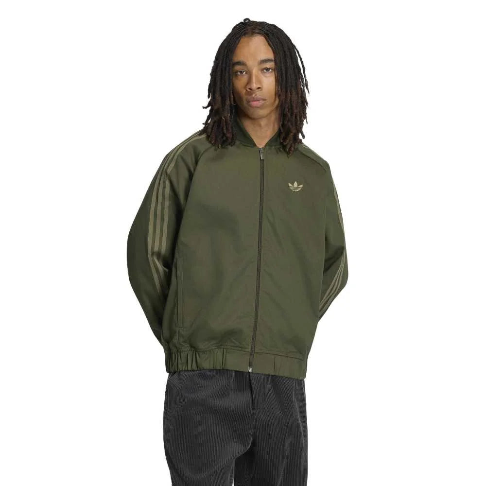 ADIDAS Sst Adicolor Classics Cotton Twill Track Jacket Green KR1370