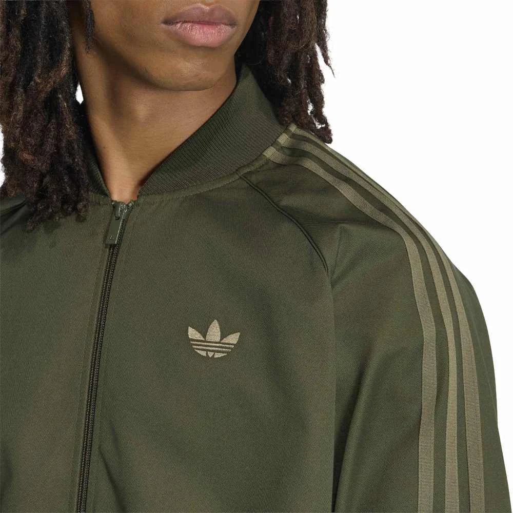 ADIDAS Sst Adicolor Classics Cotton Twill Track Jacket Green KR1370