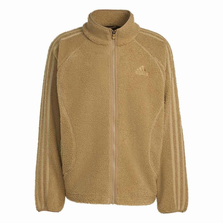 ADIDAS Teamgeist Borg Fleece Track Jacket Brown KR5190