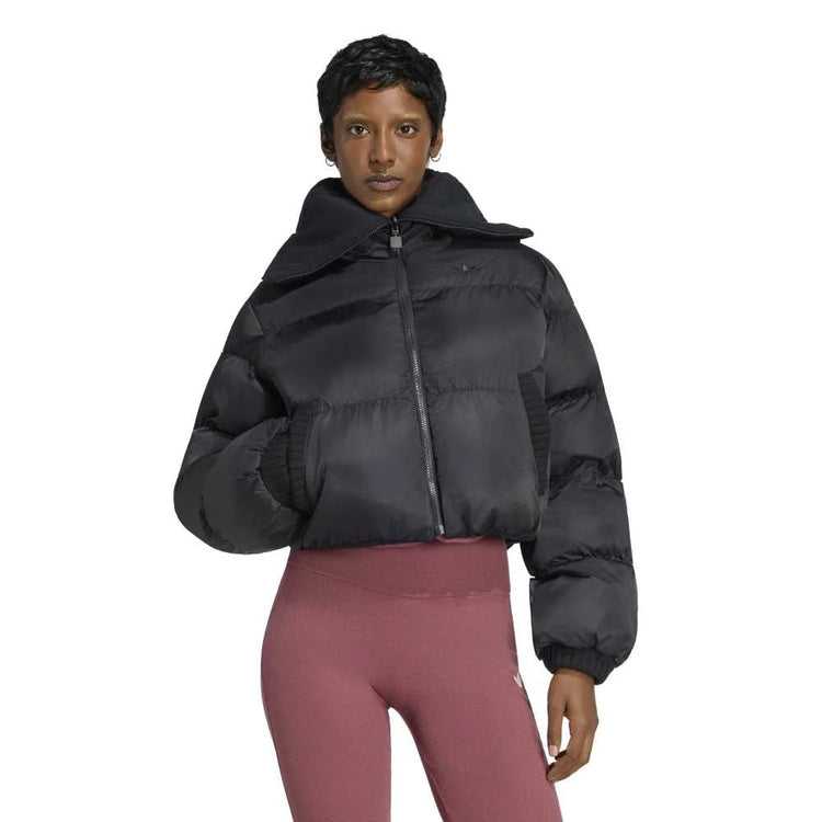 ADIDAS Knitted Puffer Jacket Black KR9585