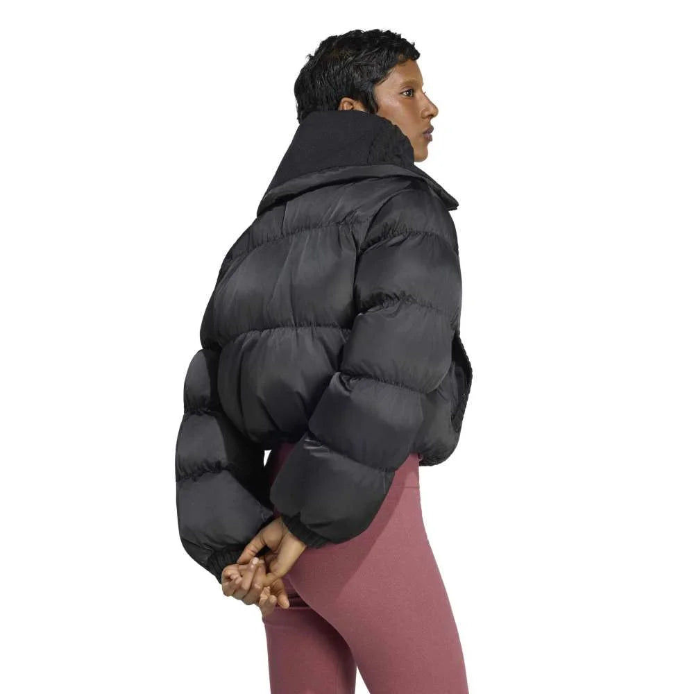 ADIDAS Knitted Puffer Jacket Black KR9585