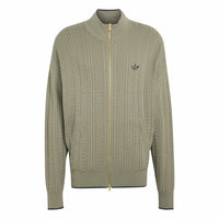 ADIDAS Firebird Cable Knit Track Jacket Green KR9761