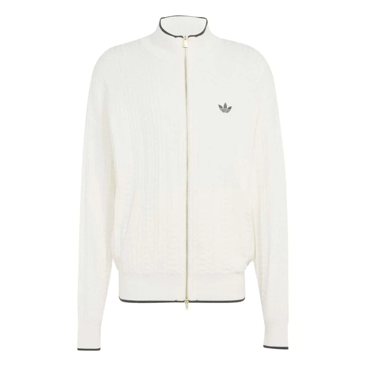ADIDAS Firebird Cable Knit Track Jacket White KR9762