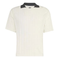 ADIDAS Cable Knit Football Jersey White KR9765
