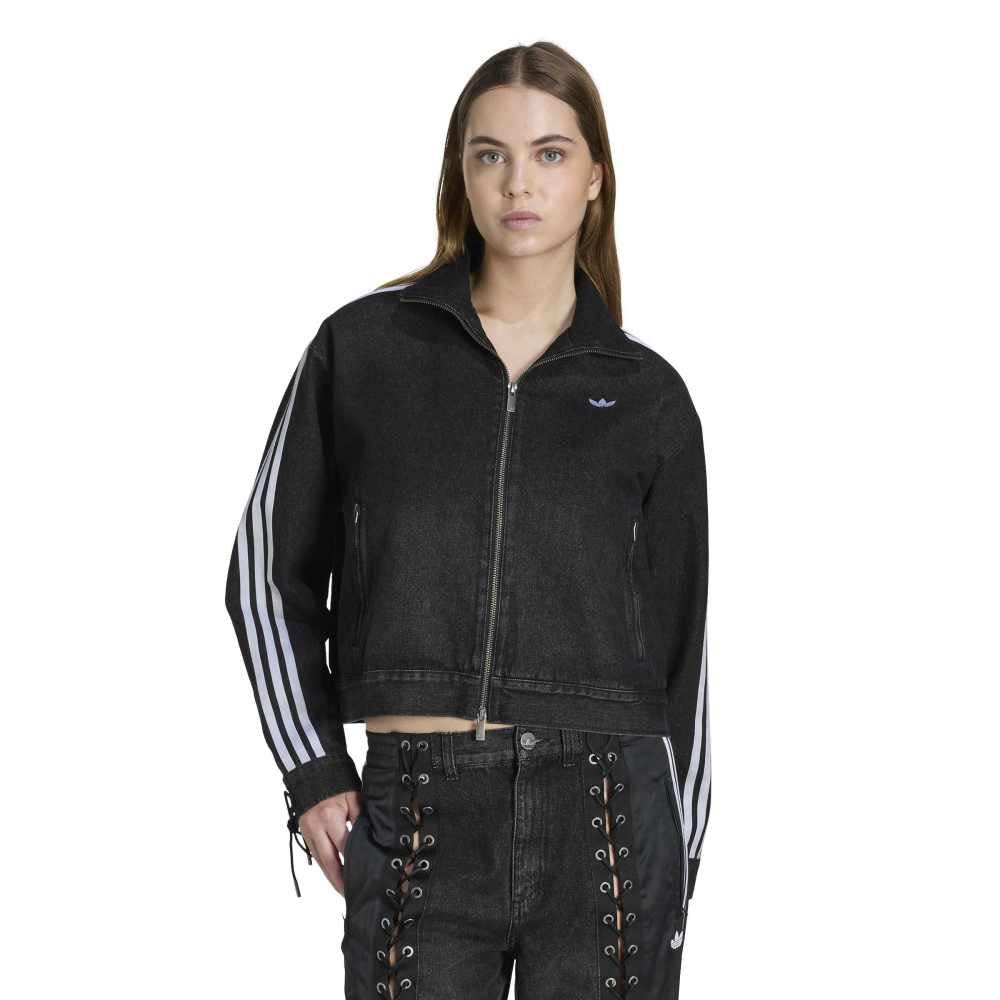 ADIDAS Originals Denim Lacing Firebird Jacket Black KS1394