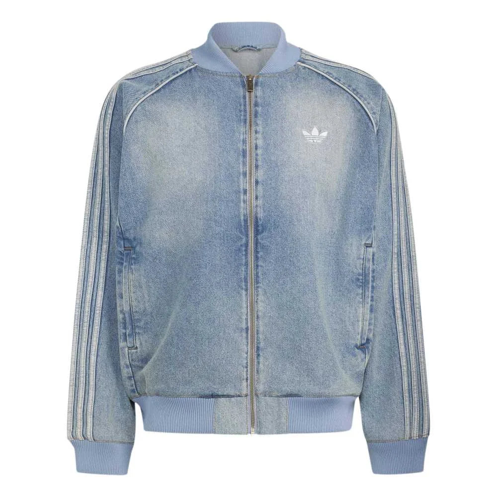 ADIDAS SST Adicolor Denim Track Jacket Blue KS4962
