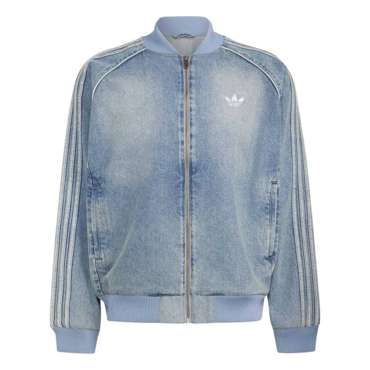 ADIDAS SST Adicolor Denim Track Jacket Blue KS4962