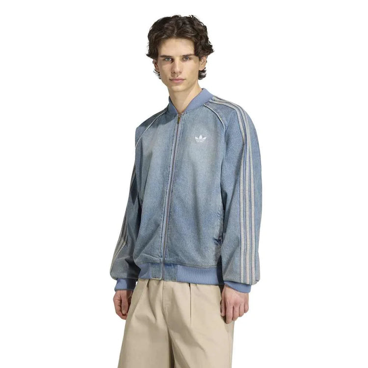 ADIDAS SST Adicolor Denim Track Jacket Blue KS4962