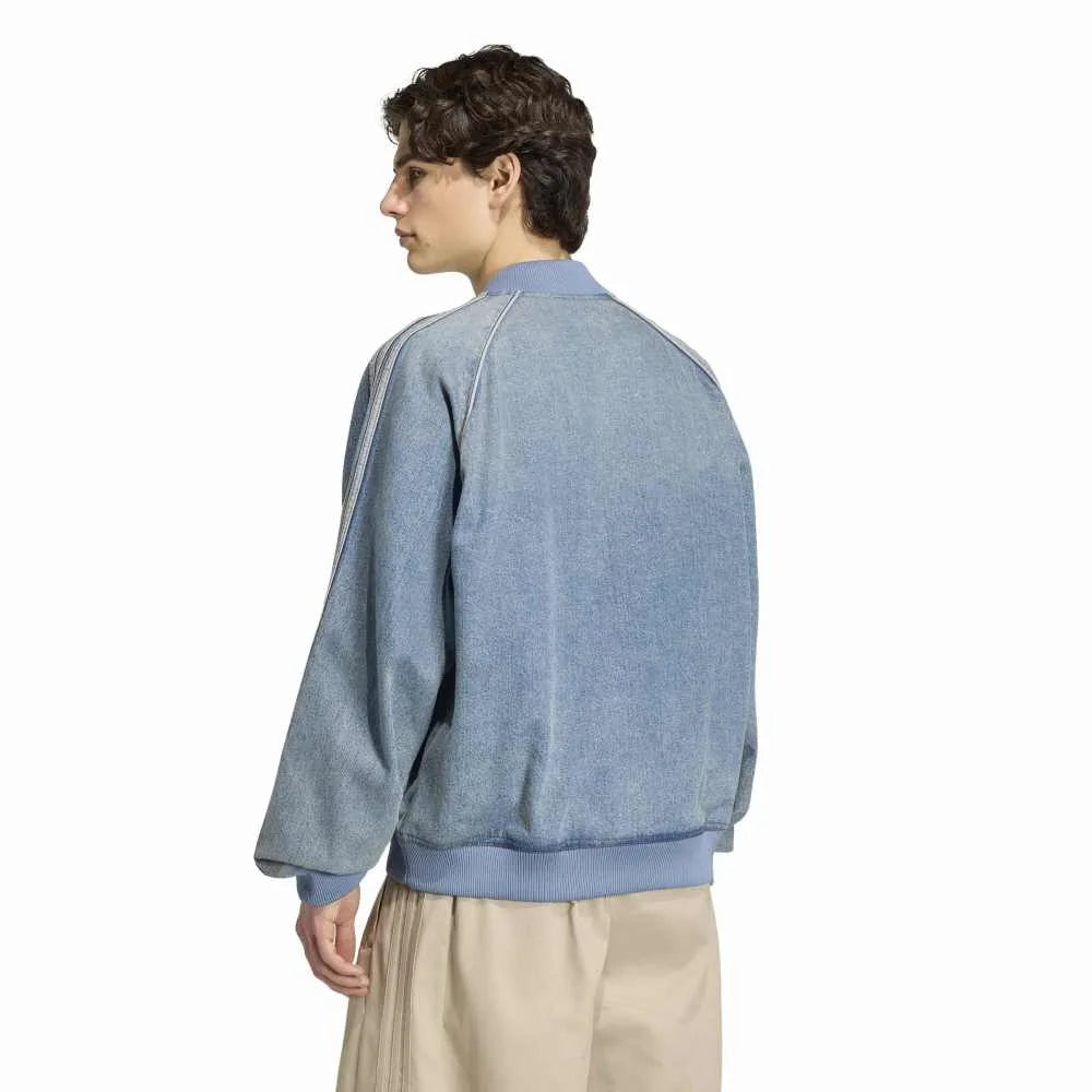 ADIDAS SST Adicolor Denim Track Jacket Blue KS4962