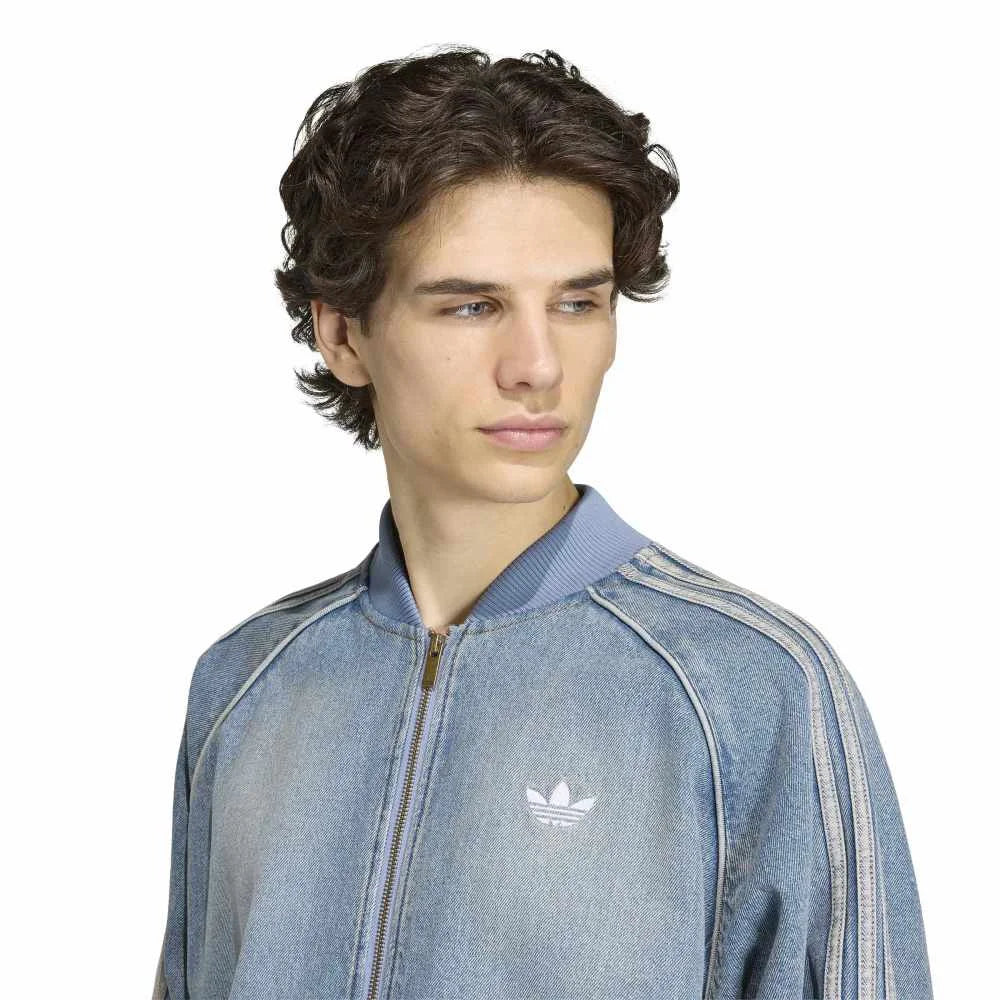 ADIDAS SST Adicolor Denim Track Jacket Blue KS4962