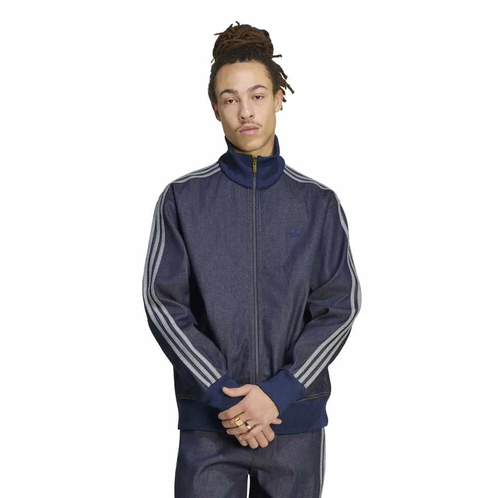ADIDAS Firebird Adicolor Raw Denim Track Jacket Blue KS4971