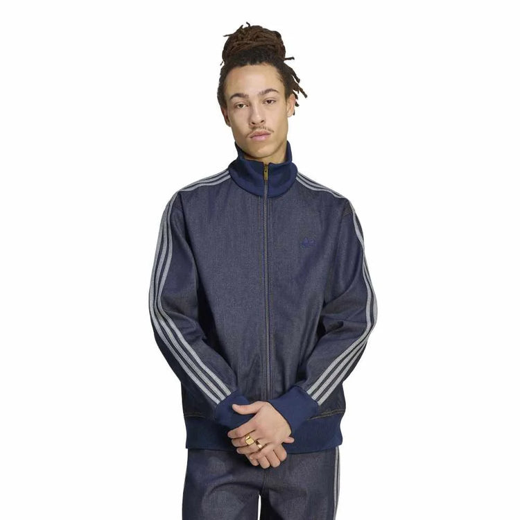 ADIDAS Firebird Adicolor Raw Denim Track Jacket Blue KS4971