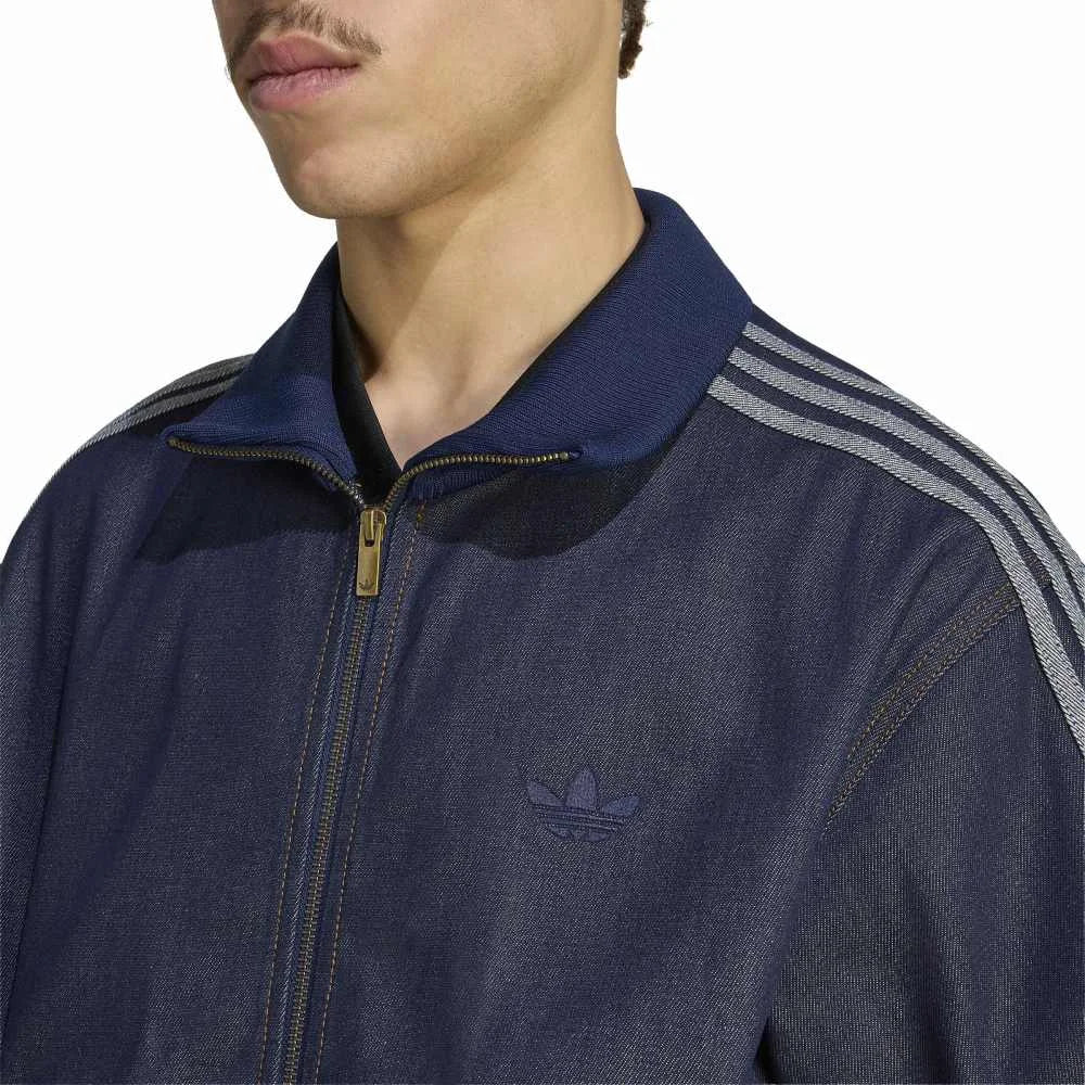 ADIDAS Firebird Adicolor Raw Denim Track Jacket Blue KS4971