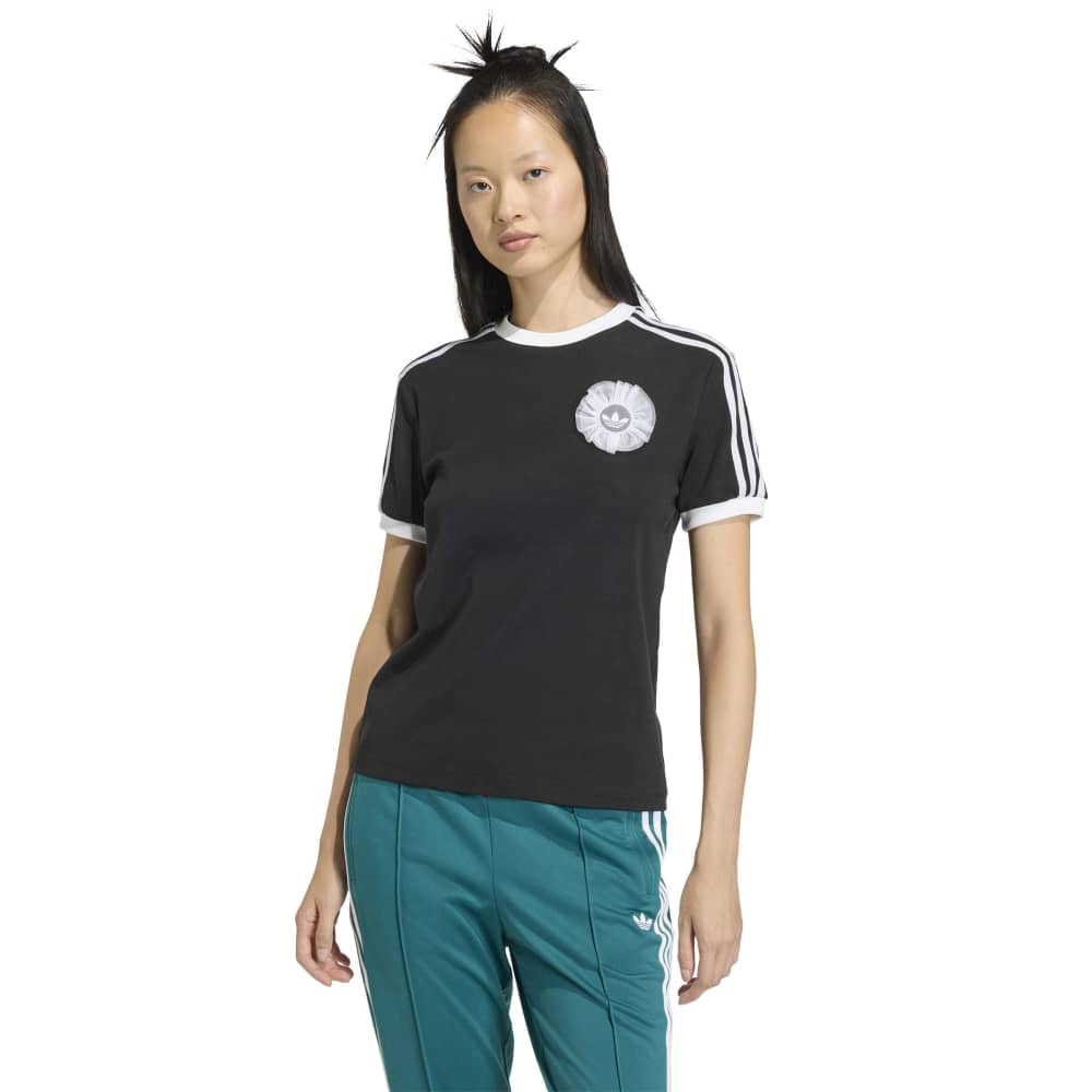 ADIDAS Originals Lace Branding Ss T-Shirt Black KS6559
