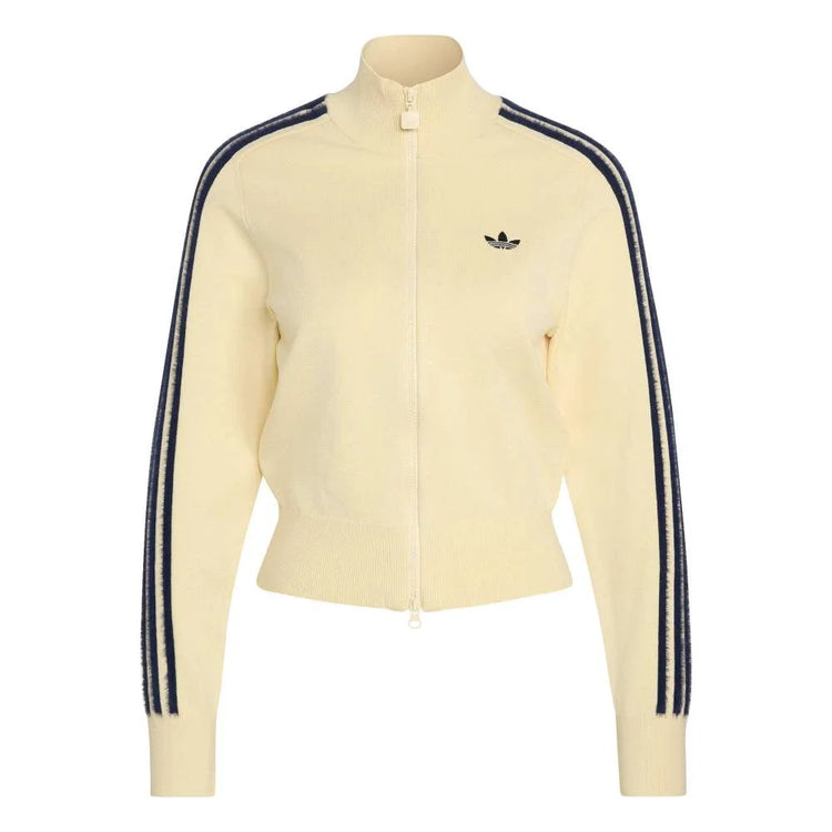 ADIDAS Knitted Firebird Track Jacket Yellow KS6797