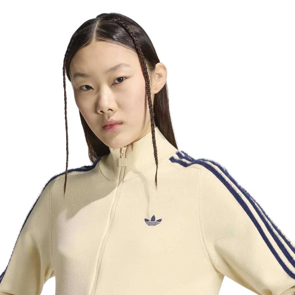 ADIDAS Knitted Firebird Track Jacket Yellow KS6797