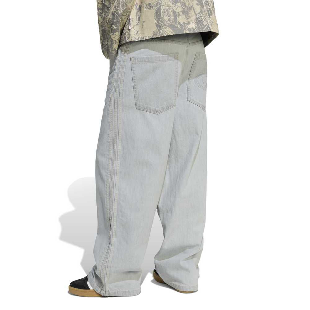 ADIDAS 90S Alternative Sport Wide Leg Skater Jeans Blue KS6845