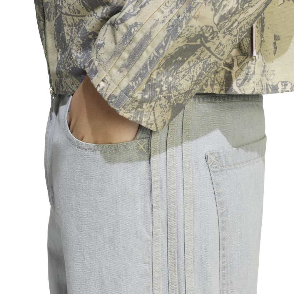ADIDAS 90S Alternative Sport Wide Leg Skater Jeans Blue KS6845