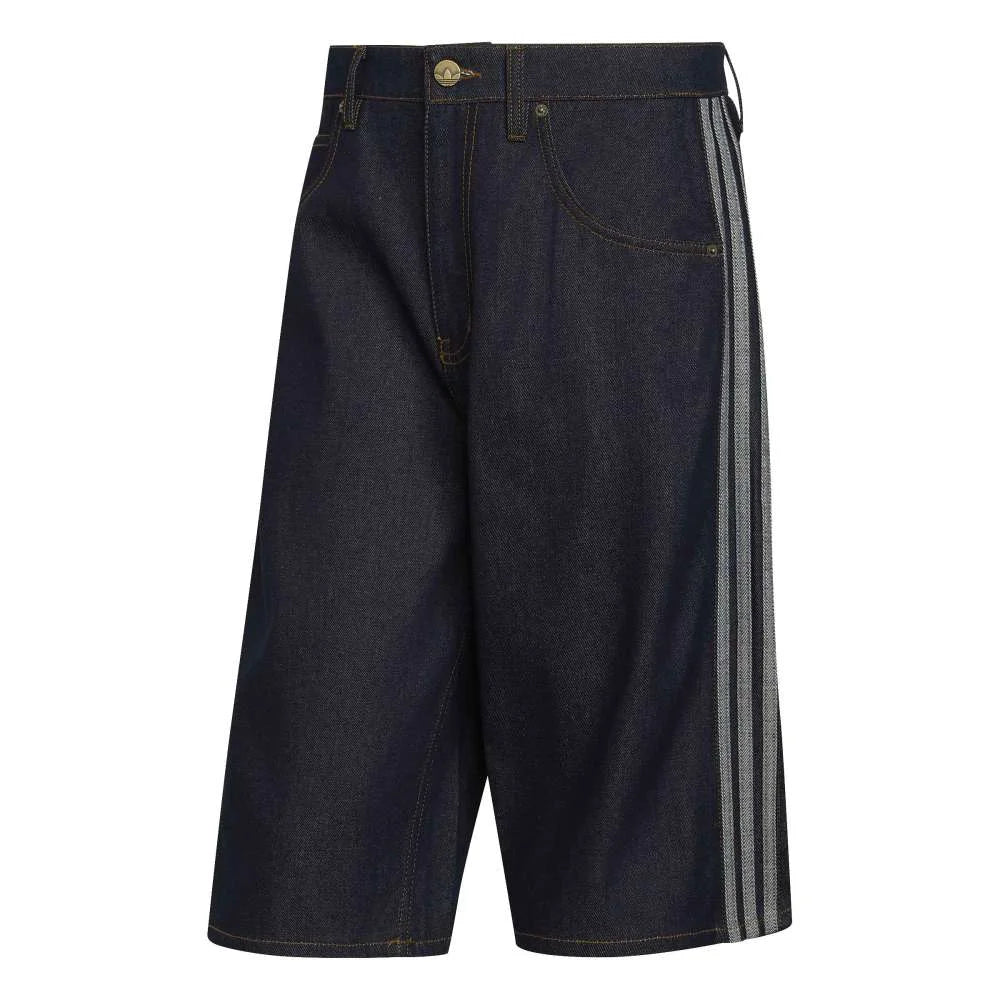 ADIDAS Firebird Adicolor Short Mid-Rise Straight Leg Blue KS6882