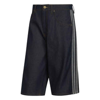 ADIDAS Firebird Adicolor Short Mid-Rise Straight Leg Blue KS6882