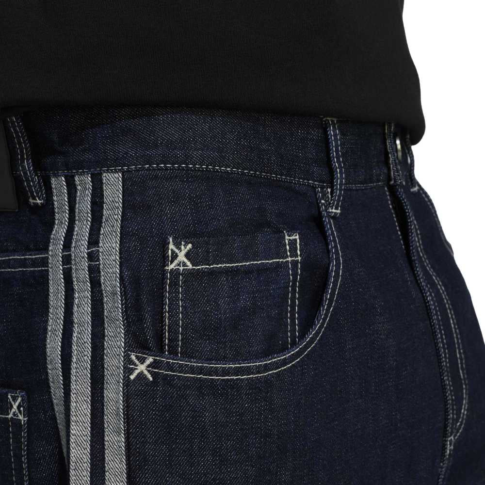 ADIDAS 90S Alternative Sport Wide Leg Skater Jeans Blue KS6916