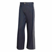 ADIDAS Firebird Adicolor Denim Mid-Rise Straight Leg Jeans Blue KS6924