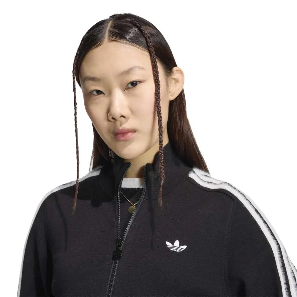 ADIDAS Knitted Firebird Track Jacket Black KS7366