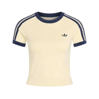 ADIDAS Knitted T-Shirt Yellow KS7376