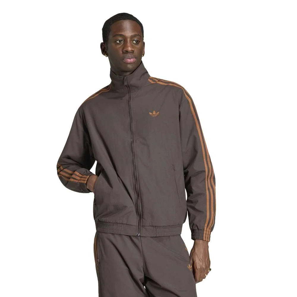 ADIDAS Firebird Woven Track Jacket Brown KS7493