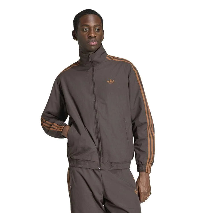 ADIDAS Firebird Woven Track Jacket Brown KS7493