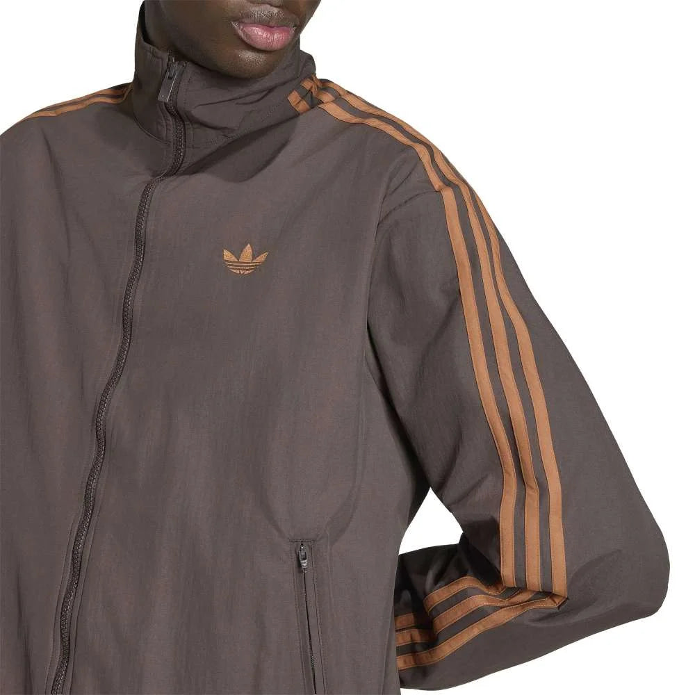 ADIDAS Firebird Woven Track Jacket Brown KS7493