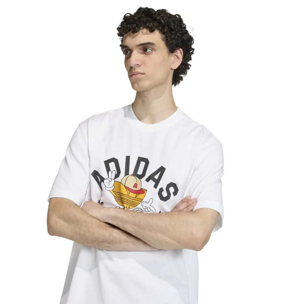 ADIDAS Trefoil Series Character T-Shirt White KS7616