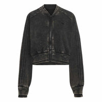 ADIDAS Sst Double Layered Cropped Track Jacket Black KS9141