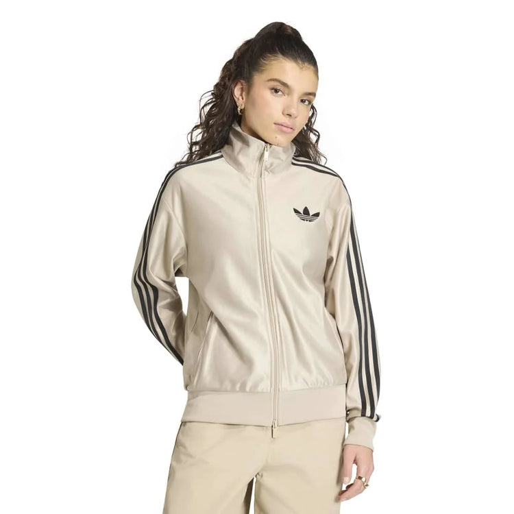 ADIDAS Metallic Firebird Loose Track Jacket Beige KS9981