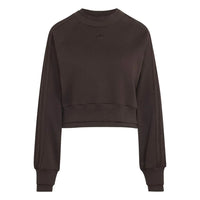 ADIDAS Winterized Double Crew Sweatshirt Brown KT2329