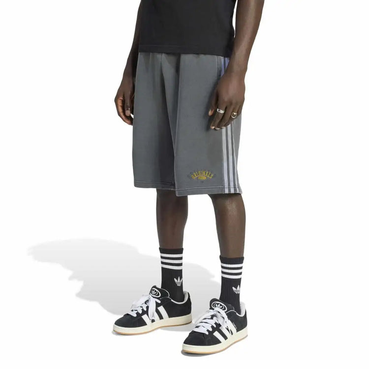 ADIDAS Washed Graphics Basketball Shorts Grey KU6882