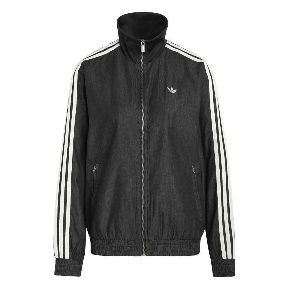 ADIDAS Adidas Originals Summer Glow Light Denim Firebird Track Jacket Black KW8758
