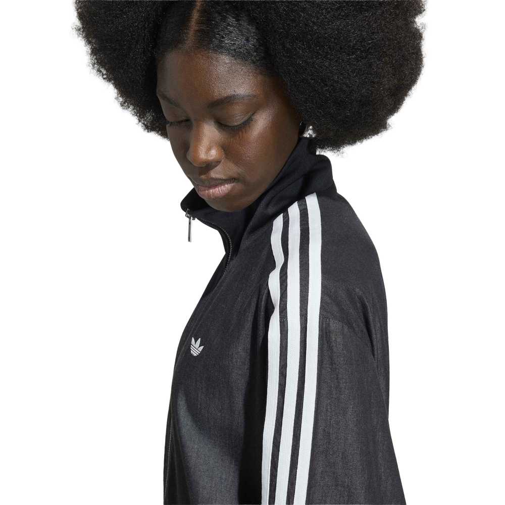 ADIDAS Adidas Originals Summer Glow Light Denim Firebird Track Jacket Black KW8758