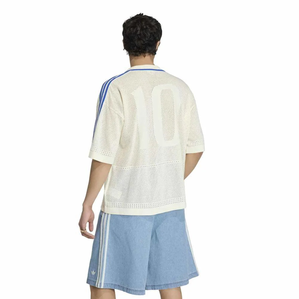 ADIDAS Knitted Resort Shirt White KX1223