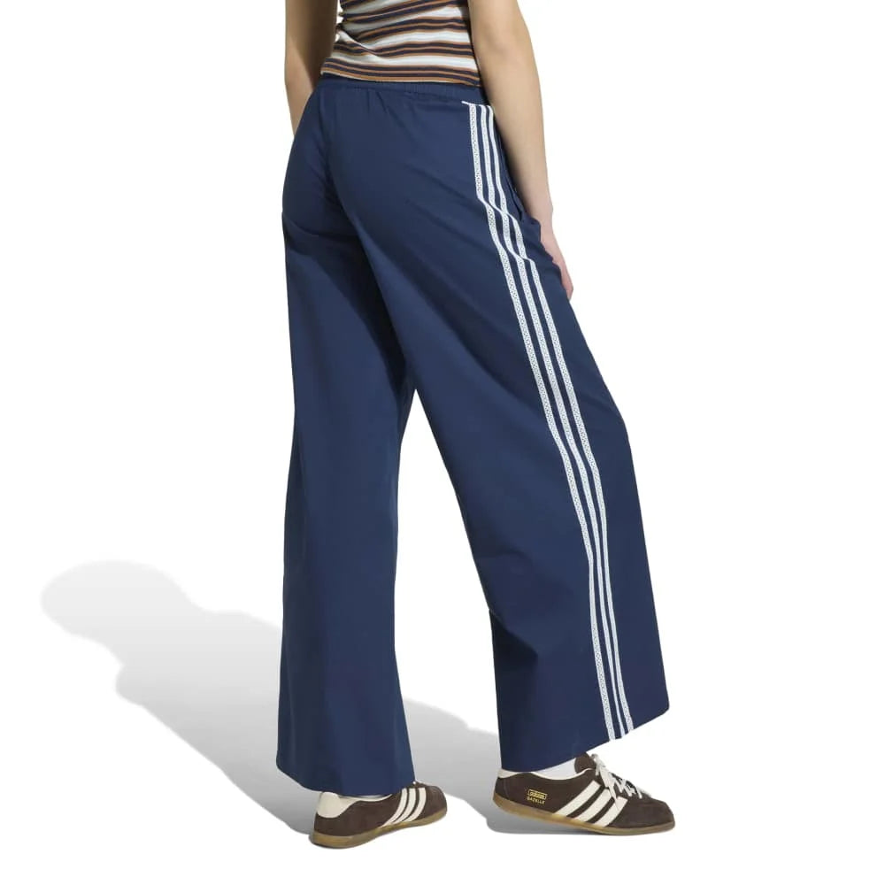 ADIDAS Originals Summer Glow Wide Leg Tracksuit Pant Blue KY3174