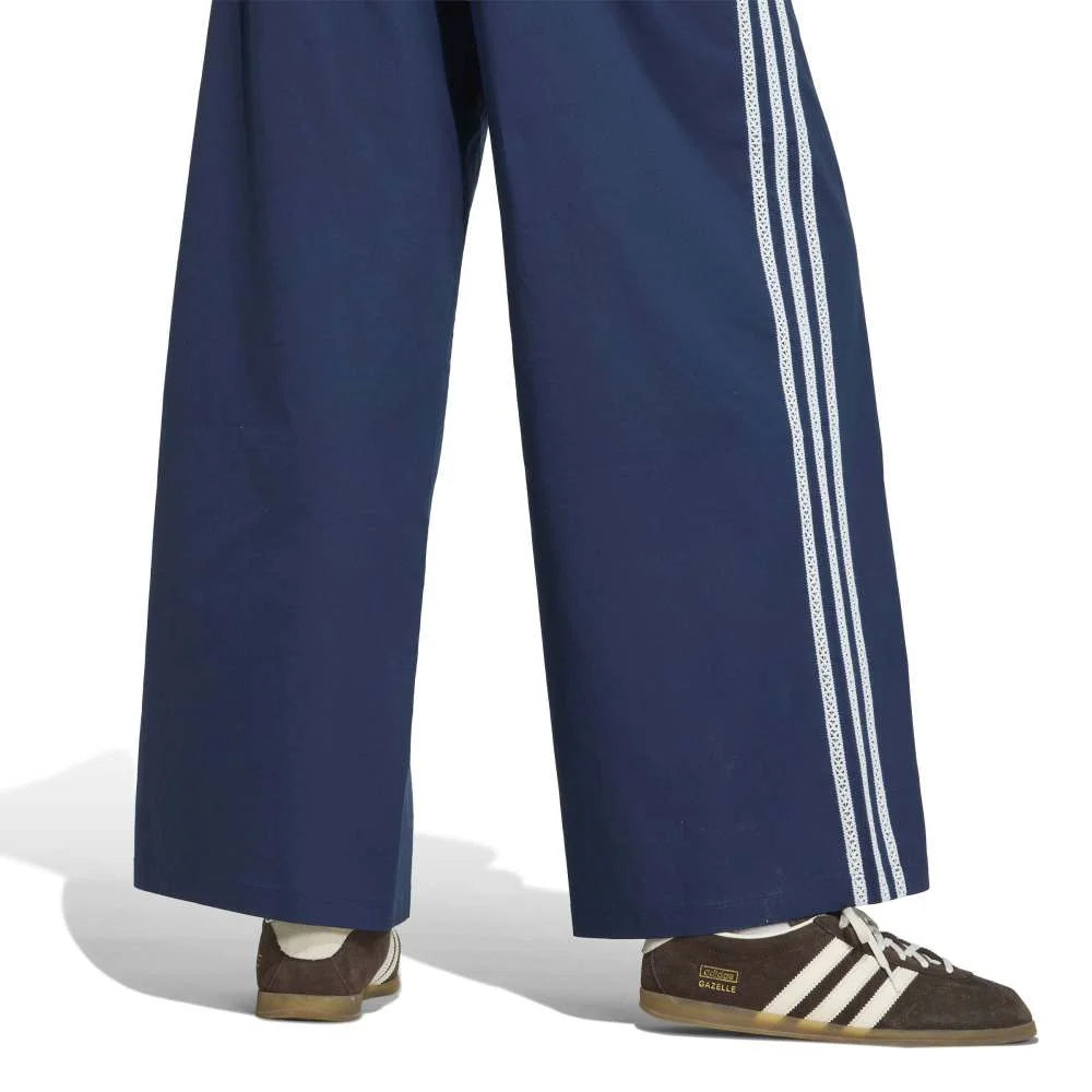 ADIDAS Originals Summer Glow Wide Leg Tracksuit Pant Blue KY3174
