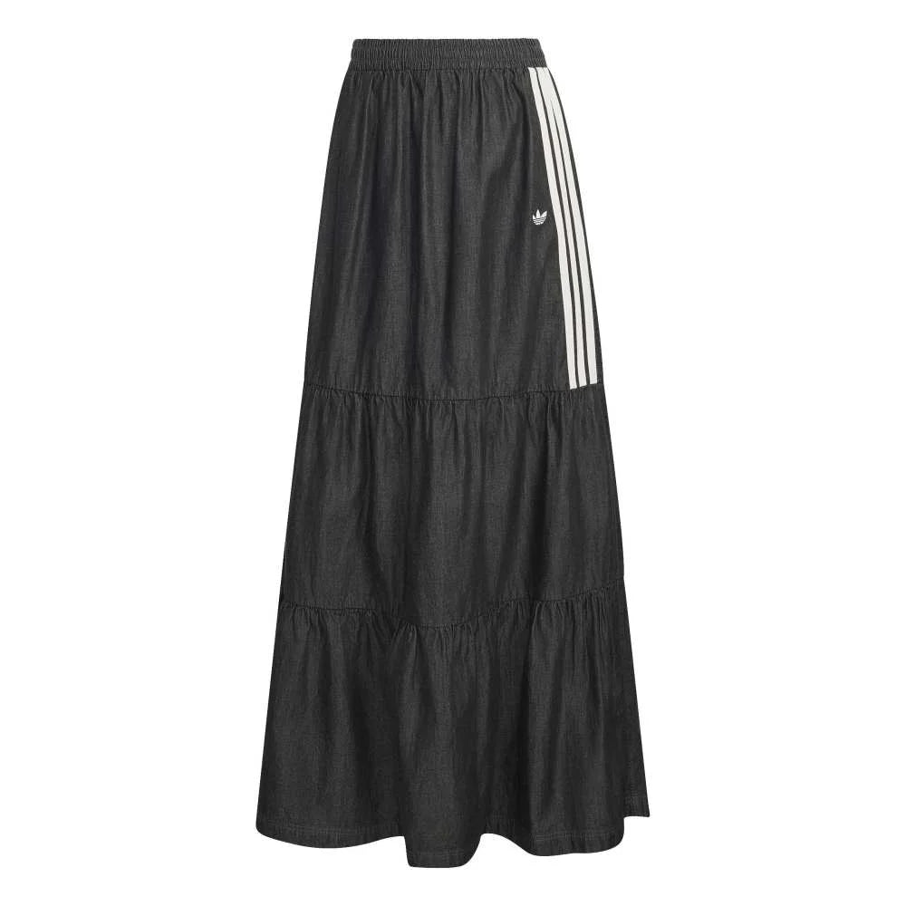ADIDAS Originals Summer Glow Denim Skirt Black KY8114