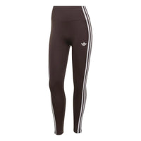 ADIDAS Essentials 3 Stripes Seamless Leggings Brown KZ4101