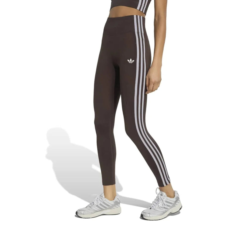 ADIDAS Essentials 3 Stripes Seamless Leggings Brown KZ4101