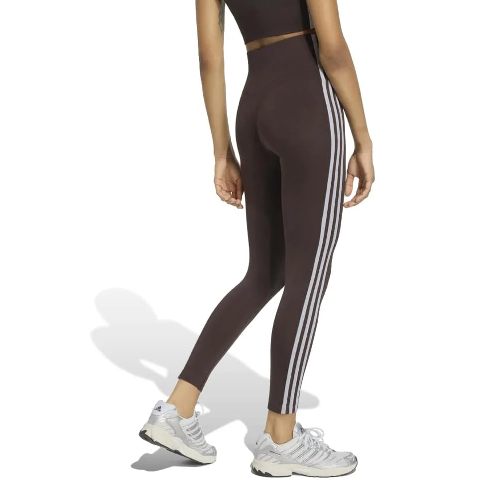 ADIDAS Essentials 3 Stripes Seamless Leggings Brown KZ4101