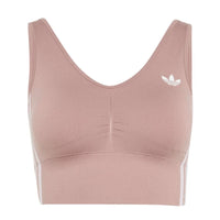 ADIDAS Essentials 3 Stripes Seamless Bralette Pink KZ4108