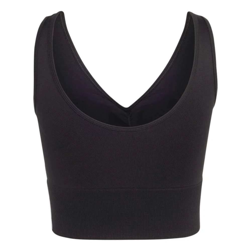 ADIDAS Essentials 3 Stripes Seamless Bralette Black KZ4109