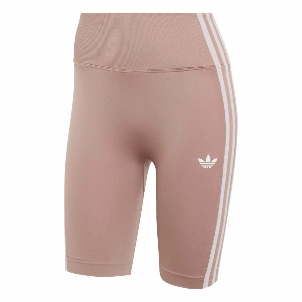 ADIDAS Essentials 3 Stripes Seamless Shorts 5 Inch Pink KZ4124